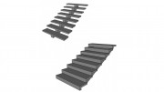 Marche escalier individuelle droite