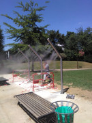 Brumisateur espace public