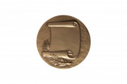 Médaille événementielle avec gravure parchemin