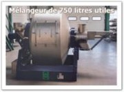 Mélangeur industriel alimentaire 500 à 1000 litres