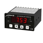 Mesureur de pH avec 2 sorties relais - Calibration de 3 points - Plage 0 à 14 pH/0 à +65 ºC