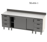 Meuble bas composé