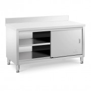 Meuble bas cuisine professionnel acier