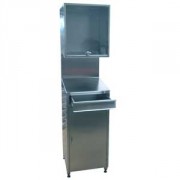 Meuble informatique inox
