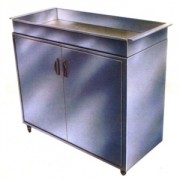 Meuble mobile pour rôtisserie de poulets