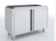 Meuble neutre en inox