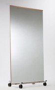 Miroir amovible rectangulaire pour salle de sport