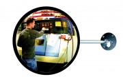 Miroir de surveillance intérieur et extérieur - Visibilité 1 à 22 m - Dim. ?30 à ?80 cm