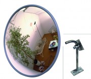 Miroirs de surveillance convexe intérieur et extérieur - Dim. Ø450 à Ø900 mm