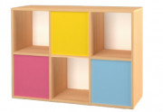 Mobilier de rangement réversible crèche