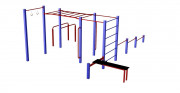 Module de Street Workout - En acier peint ou acier Inoxydable