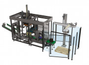 Monobloc d'encaissage et palettisation