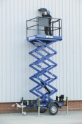 Nacelle à ciseaux - Hauteur 9 m - Charge 225 kg