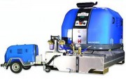 Nettoyeur haute pression eau chaude insonorisé à 65 dBA - Débit 15 L/min - Pression 50 à 200 bars