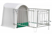 Niche à veau individuelle avec parc - Dim. L150 x l120 x H125 cm