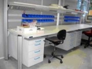 Paillasse de laboratoire biomédical