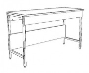 Paillasse murale sèche