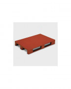 Palette en polyéthylène lisse renforcée - Dimension : L. 120cm x P. 100cm x H. 16cm - Charge : 7500 kg