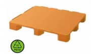 Palette plastique alimentaire pleine 1200x1000