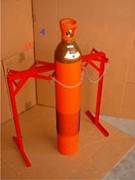 Palette pour bouteilles de gaz sur pied