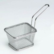 Panier à frites en inox (Lot de 6)