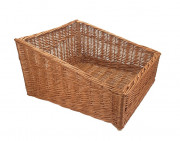 Panier présentoir en osier pour boulangerie