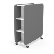 Panneau acoustique à roulettes 120x50x135 cm - Avec rangement