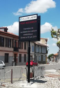 Panneau affichage électronique pour collectivités