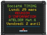 Panneau d'affichage électronique multiligne