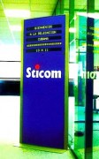 Panneau d'affichage lumineux pour hall d'entrée