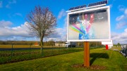 Panneau d'affichage monopied