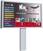 Panneau d'affichage monopied 8 m²