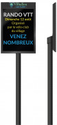 Panneau d'affichage lumineux pour collectivités - 1,228 et 1,310 m² - IP 54 et IP 65