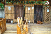 Panneau de jardin en bambou