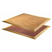 Piste de danse intérieure démontable - Dim. L122 x l122 cm - Ep. 1,9 cm