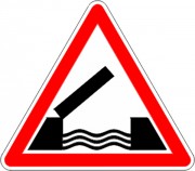 Panneau de signalisation de pont mobile A6
