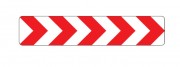 Panneau de signalisation déviation type K8 - Dim. 900x900 à 2000x500 mm