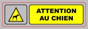 Panneau signalétique horizontal
