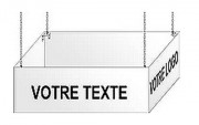 Panneau signalisation suspendu