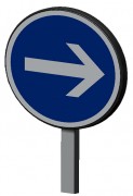Panneau de signalisation temporaire