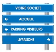 Panneaux directionnels