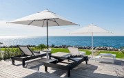 Parasol carré pour terrasse