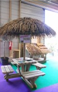 Parasol en paille
