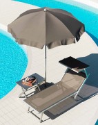 Parasol à volants Ø180 ou Ø200 cm