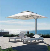 Parasol suspendu rétractable