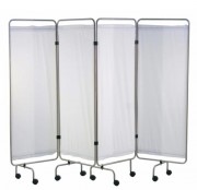 Paravent médical à roulettes