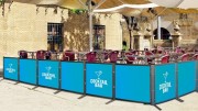 Paravent terrasse tissu acrylique