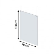 Paroi de protection transparente