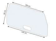 Paroi protection plexi pour véhicule