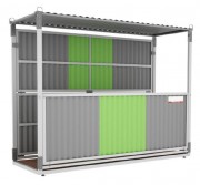 Passage couvert pliable 2.10 x 1.30 m